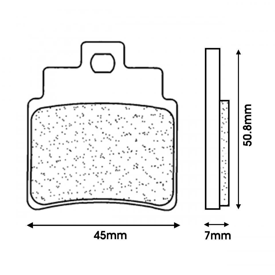 Plaquette de frein CL BRAKES pour Scooter Kymco 250 Grand dink 2001 à 2020 Neuf