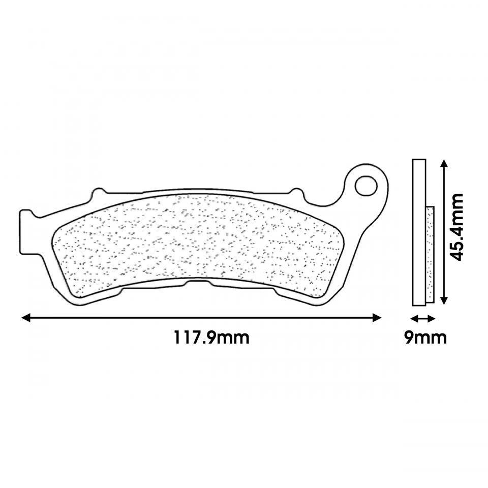 Plaquette de frein CL BRAKES pour Scooter Honda 125 FES SILVER WING Après 2007 Neuf