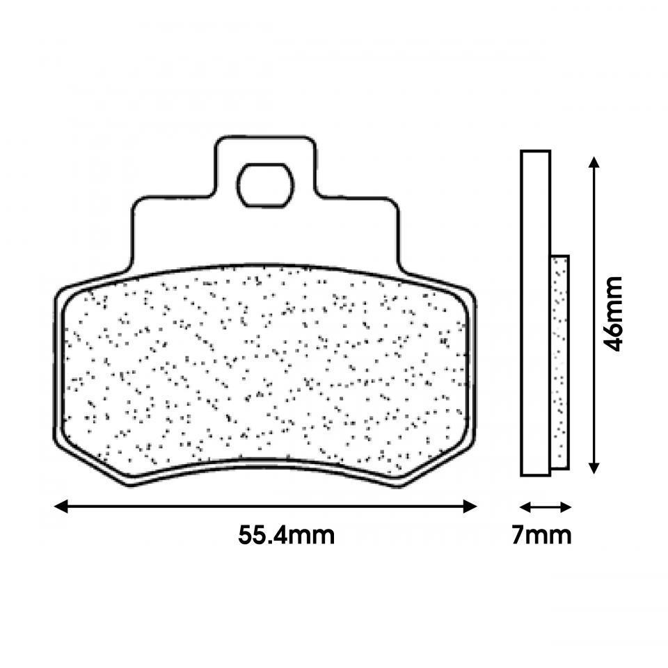 Plaquette de frein CL BRAKES pour Scooter Kymco 250 Grand dink 2001 à 2020 Neuf