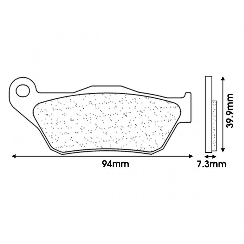 Plaquette de frein CL BRAKES pour Scooter MBK 250 Skycruiser 2006 à 2009 Neuf