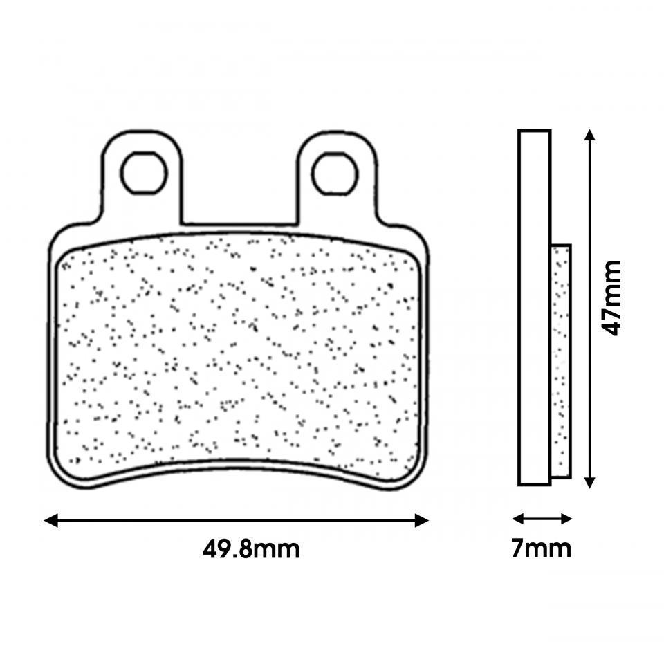 Plaquette de frein CL BRAKES pour Scooter Italjet 125 Jet set 2003 à 2020 Neuf