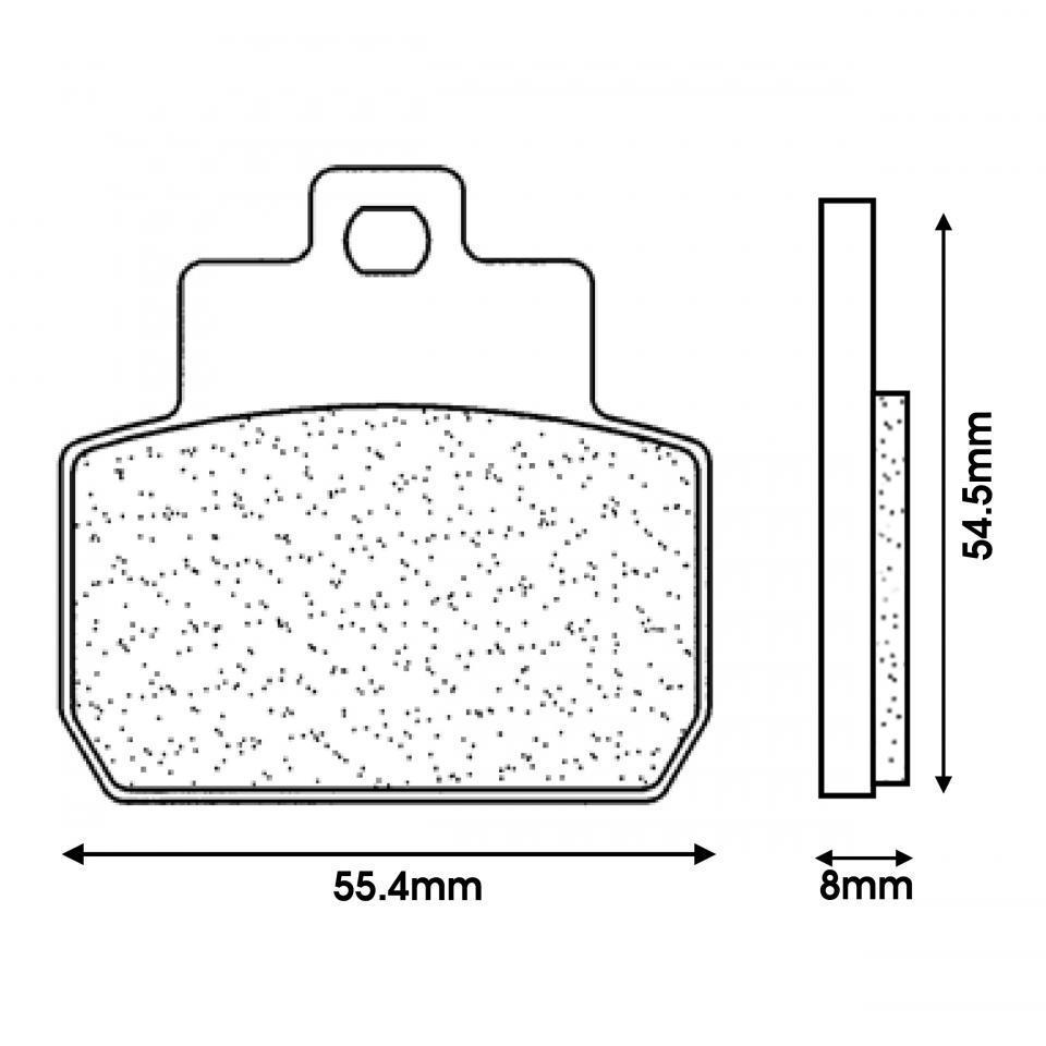 Plaquette de frein CL BRAKES pour Scooter Piaggio 250 X9 Evolution 2004 à 2020 Neuf