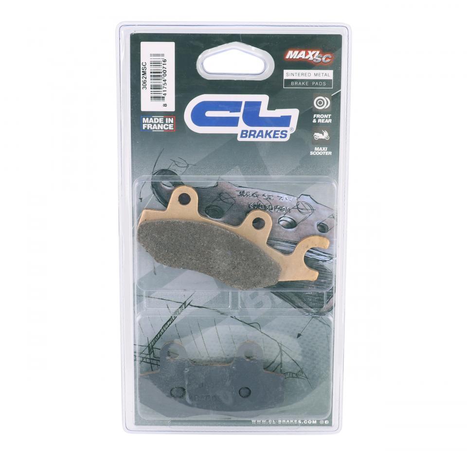 Plaquette de frein CL BRAKES pour Scooter Sym 125 Euro MX 2006 à 2009 Neuf