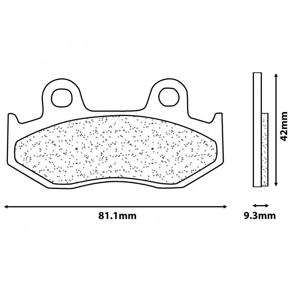 Plaquette de frein CL BRAKES pour Scooter Honda 125 Dylan 2002 à 2020 Neuf