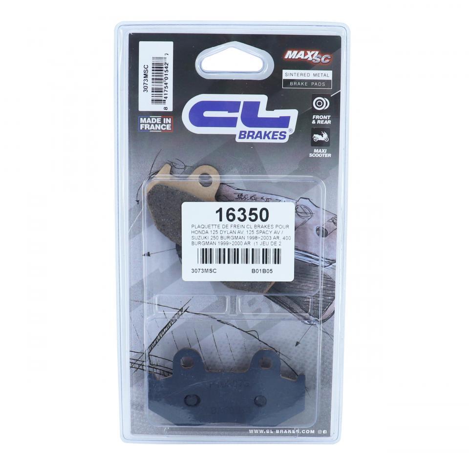 Plaquette de frein CL BRAKES pour Scooter Honda 125 Spacy 1994 à 2020 Neuf