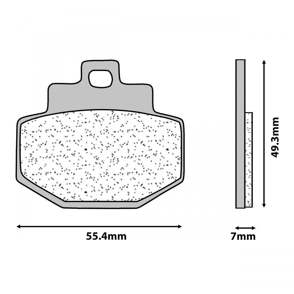 Plaquette de frein CL BRAKES pour Scooter Piaggio 125 Vespa GTS 2005 à 2020 Neuf