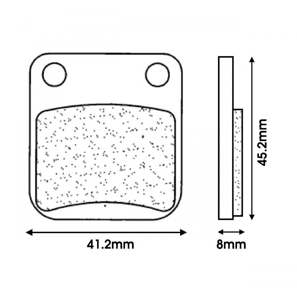 Plaquette de frein CL BRAKES pour Scooter Daelim 125 S3 2007 à 2020 Neuf