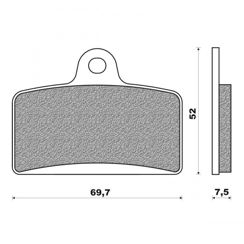 Plaquette de frein Newfren pour Moto Aprilia 125 TUONO ABS 2017 à 2019 Neuf