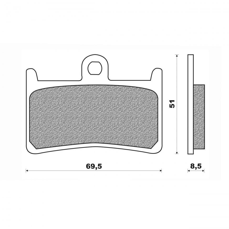 Plaquette de frein Newfren pour Moto Yamaha 1100 Bulldog 2002 à 2006 Neuf