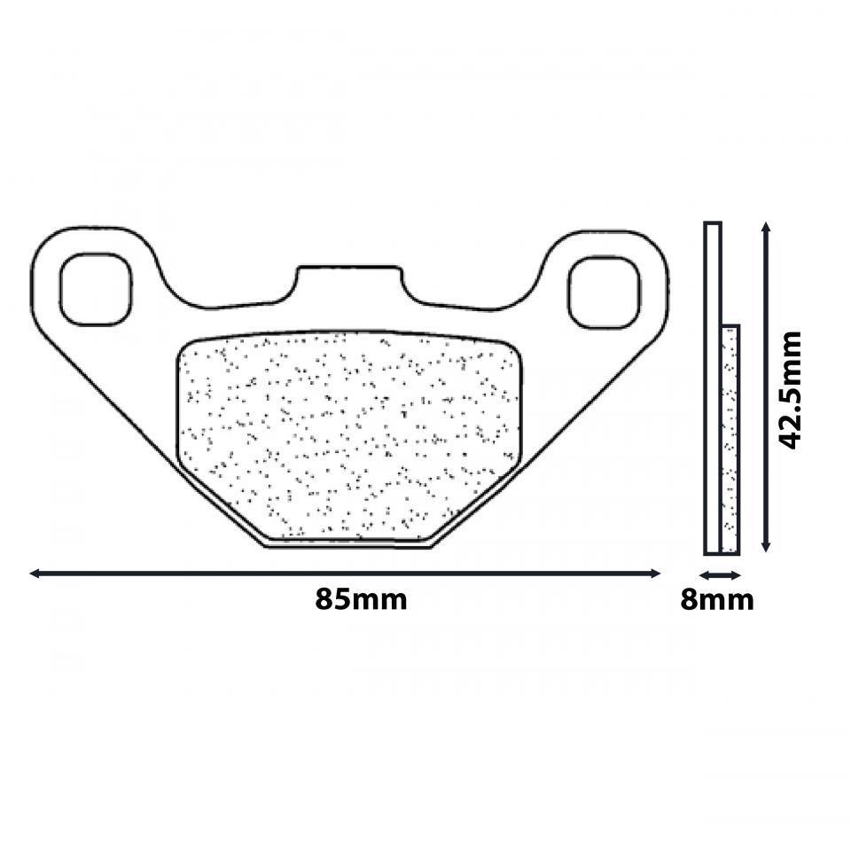 Plaquette de frein CL BRAKES pour Moto Rieju 50 MRT 2008 à 2010 Neuf