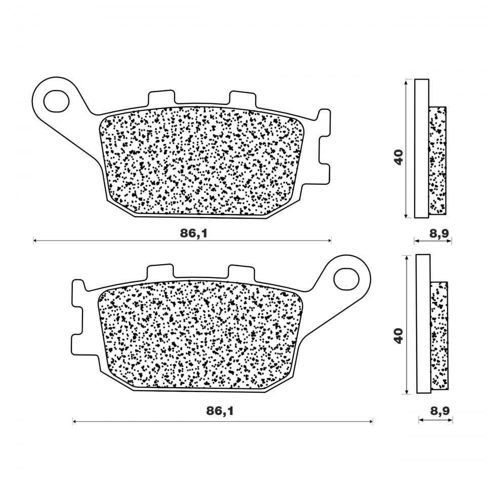 Plaquette de frein pour Honda Integra