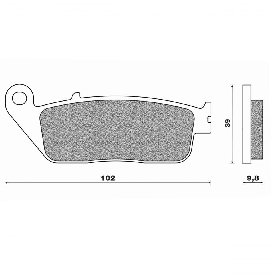 Plaquette de frein Newfren pour Moto Honda 750 VFR F INTERCEPTOR 1988 à 1997 Neuf