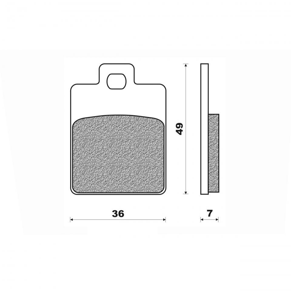 Plaquette de frein Newfren pour Scooter Piaggio 250 MP3 2006 à 2008 Neuf