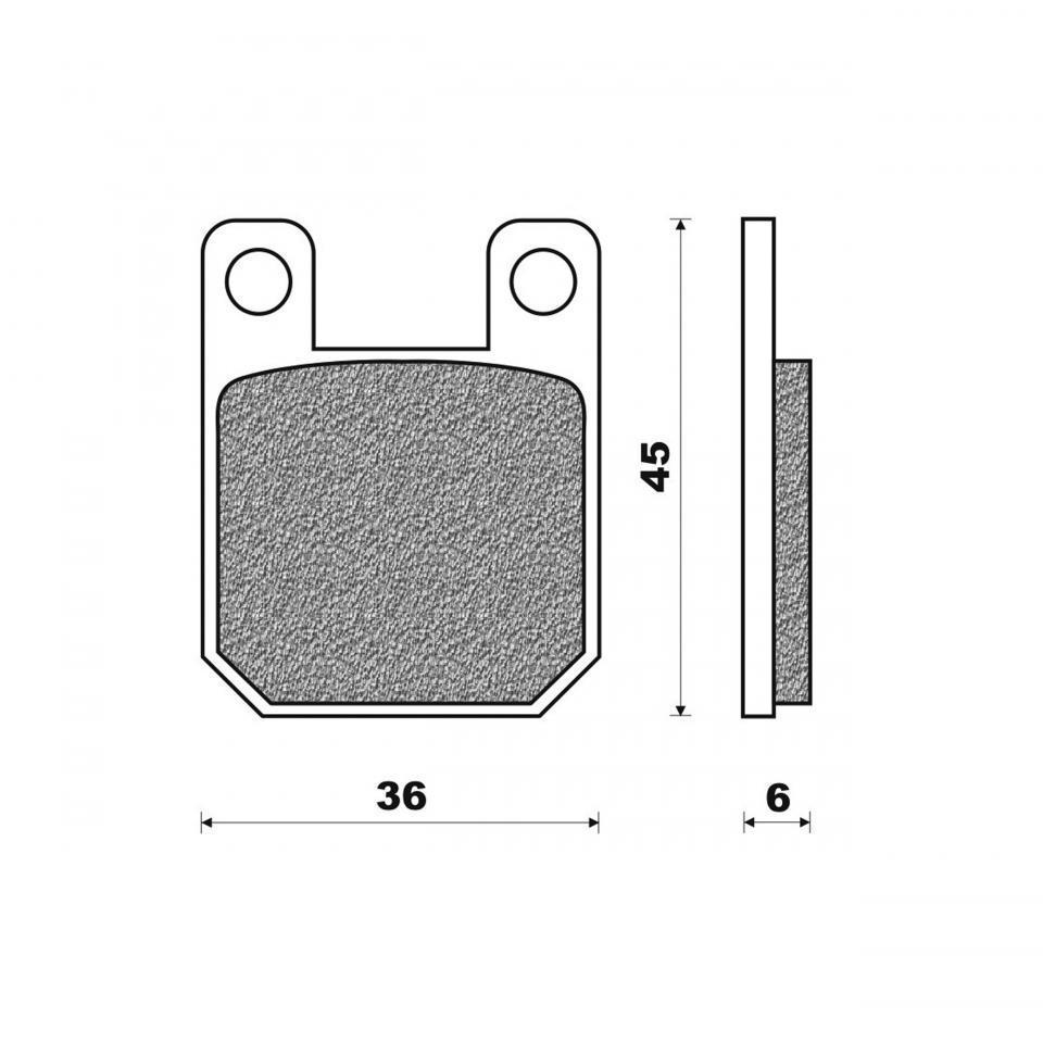 Plaquette de frein Newfren pour Moto Beta 50 Tr 1989 à 2020 Neuf