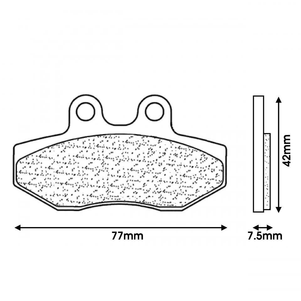 Plaquette de frein CL BRAKES pour Scooter Gilera 125 Runner 1997 à 1999 Neuf