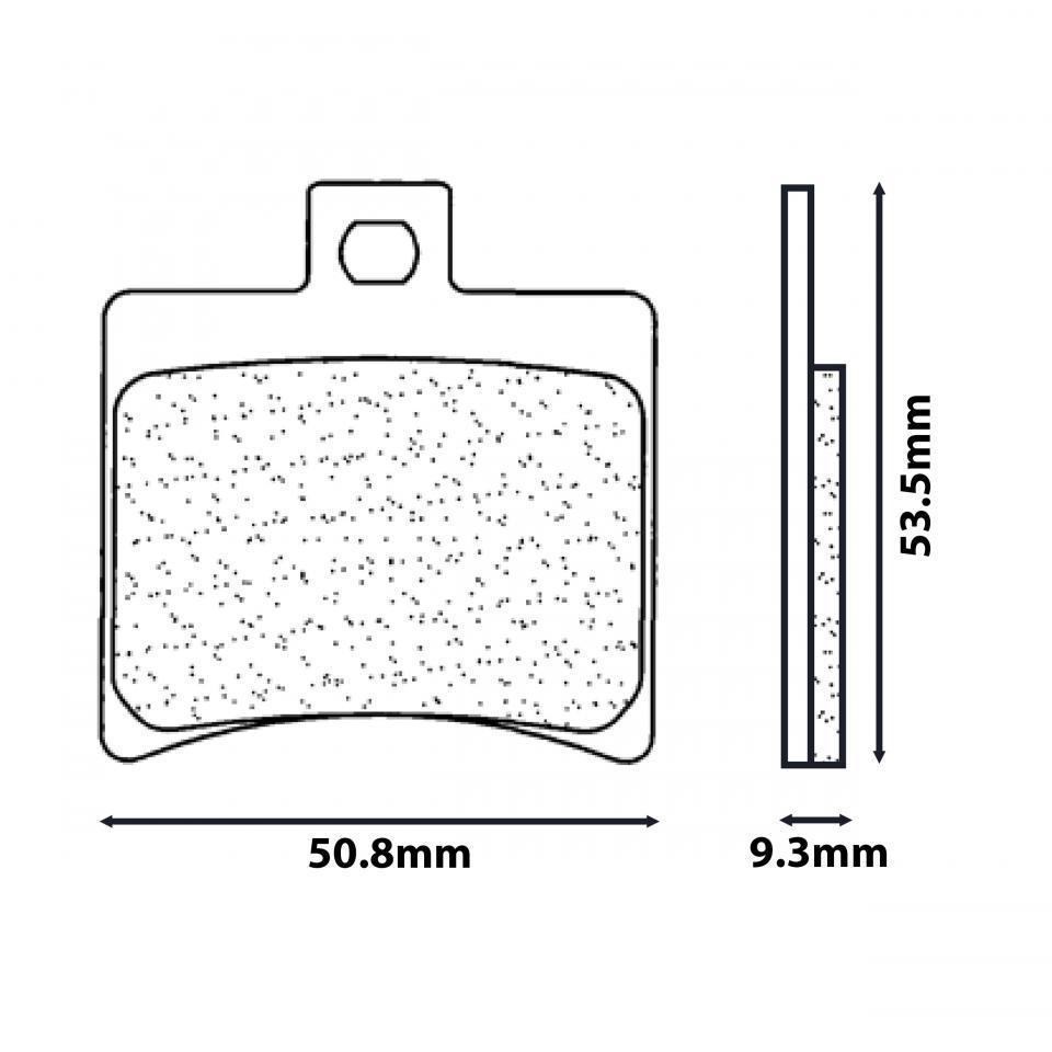 Plaquette de frein CL BRAKES pour Scooter Aprilia 250 Scarabeo 2006 à 2020 Neuf