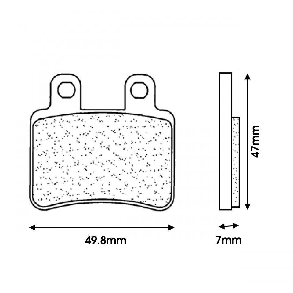 Plaquette de frein CL BRAKES pour Moto Yamaha 50 DT 2004 à 2020 Neuf