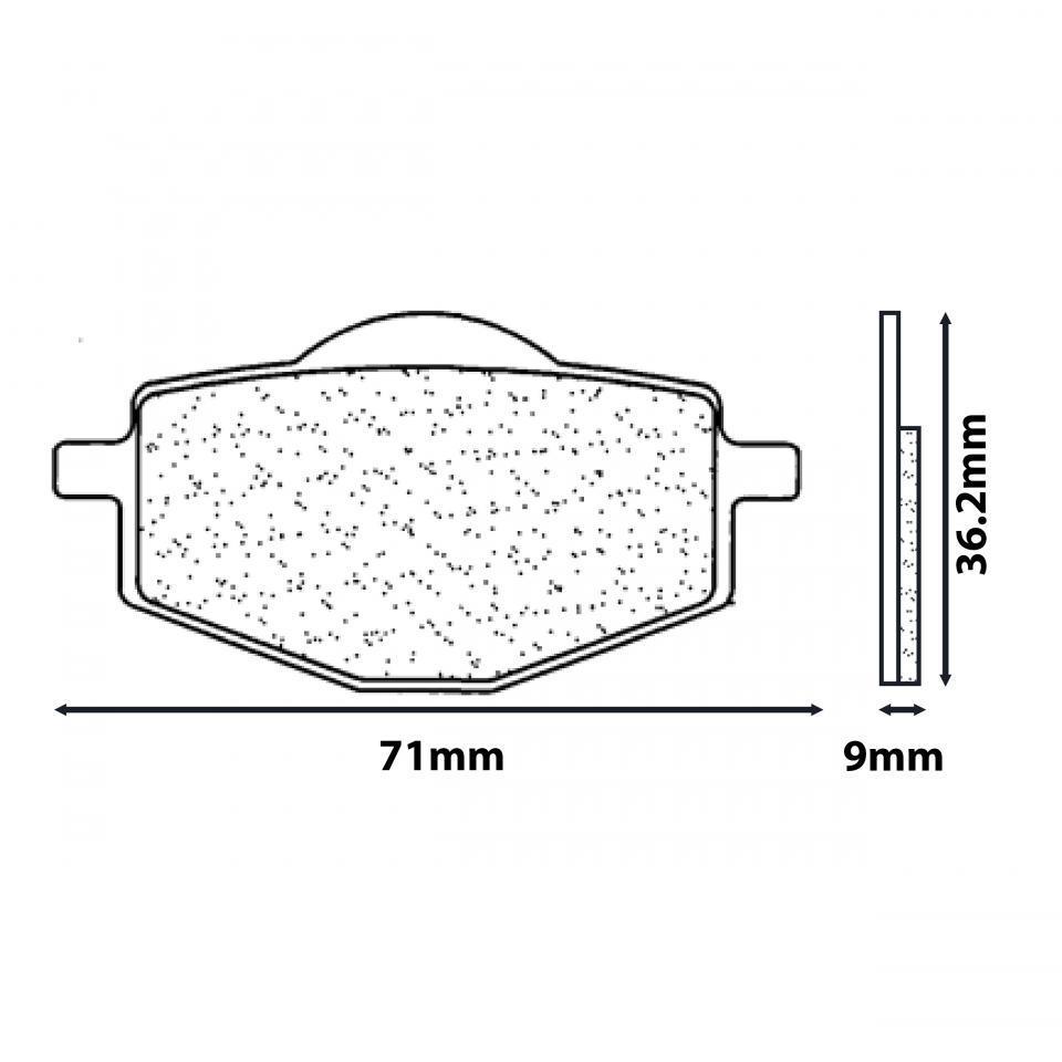 Plaquette de frein CL BRAKES pour Scooter Malaguti 125 Centro 2008 à 2020 Neuf