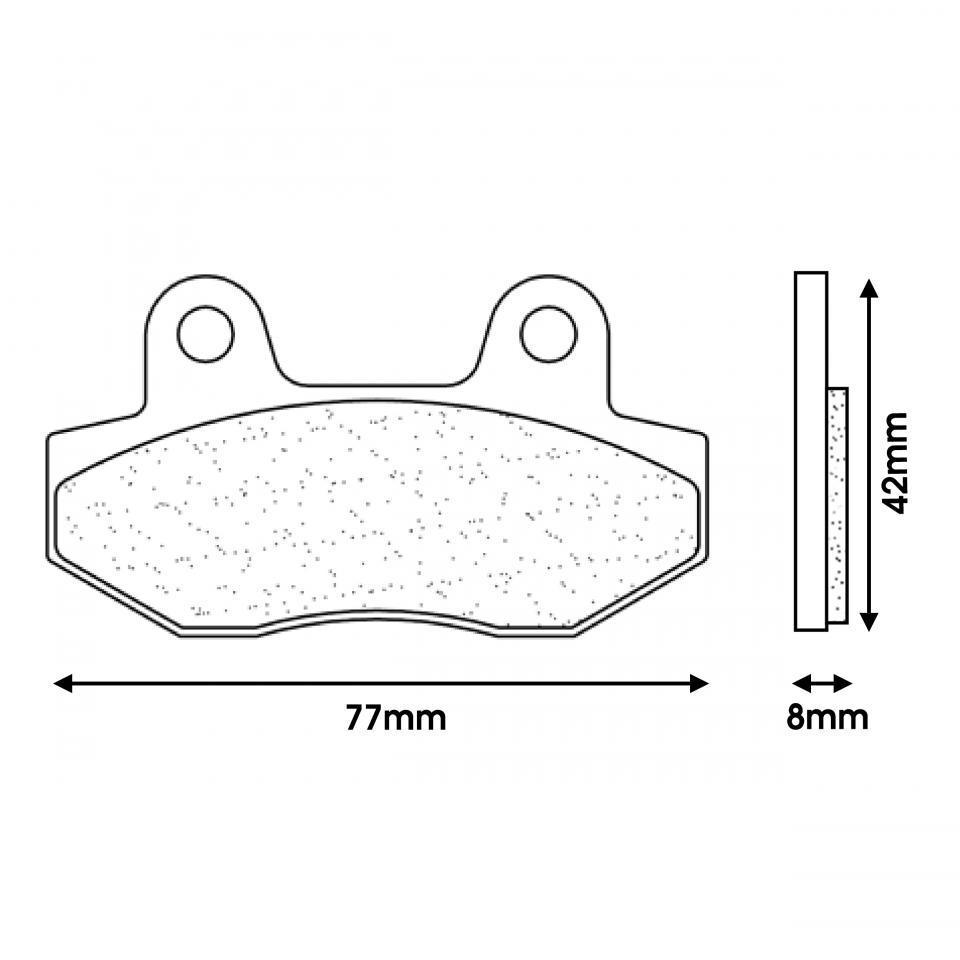 Plaquette de frein CL BRAKES pour Scooter Jonway 50 QT-28 2007 à 2020 Neuf
