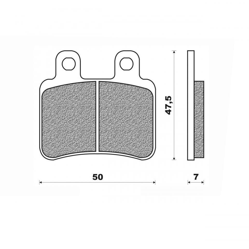 Plaquette de frein Newfren pour Moto Yamaha 125 XTR 2005 à 2011 Neuf