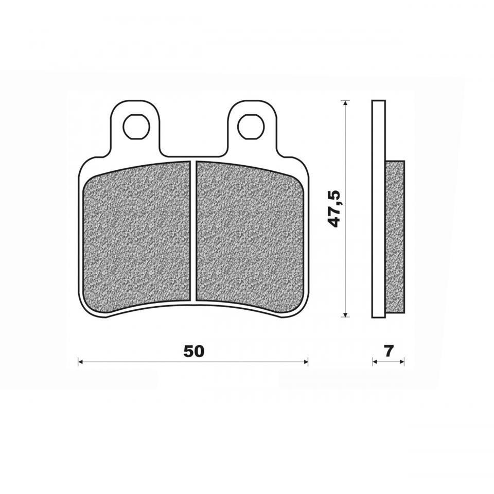 Plaquette de frein Newfren pour Moto Malaguti 50 XSM 2003 à 2020 Neuf