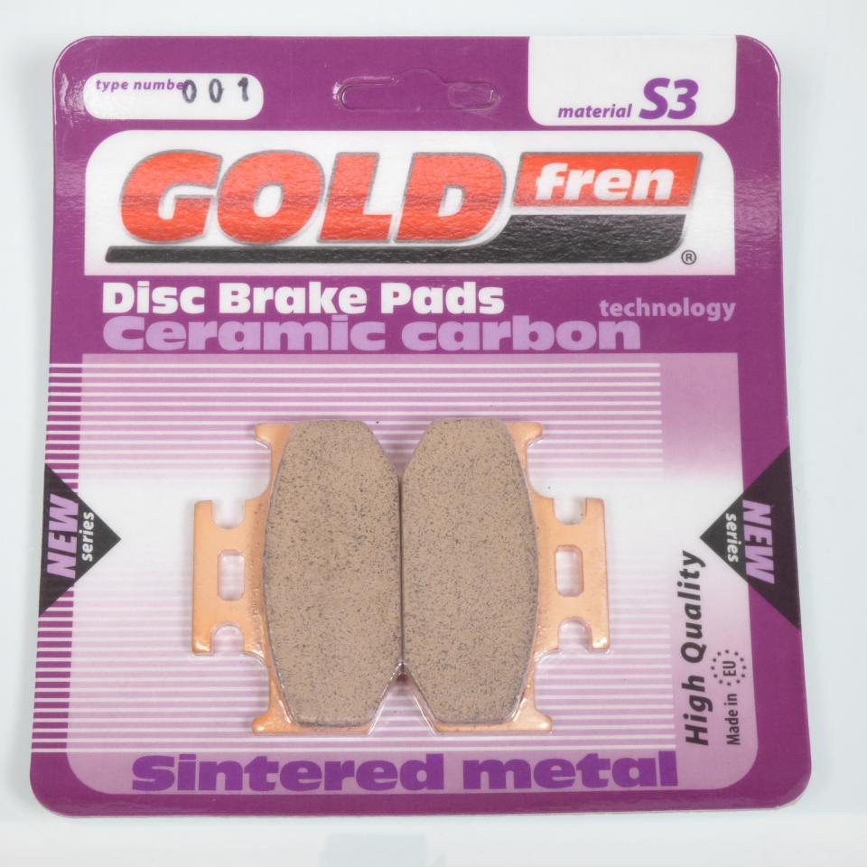 Plaquette de frein Gold Fren pour Moto Yamaha 125 YZ 1990 à 1991 ARG / A/B Neuf