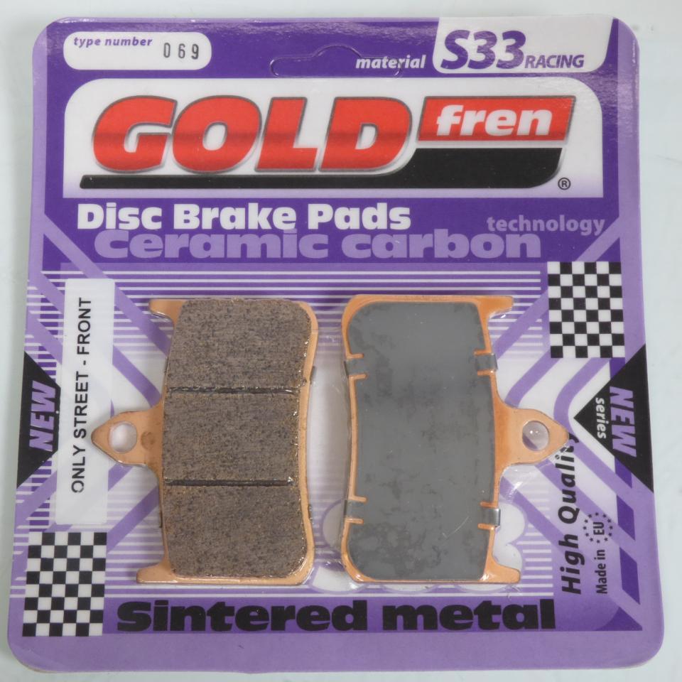 Plaquette de frein Gold Fren pour Moto Honda 750 VFR 1988 à 1993 AVG/AVD / RJ/RK/RL RC30 Neuf