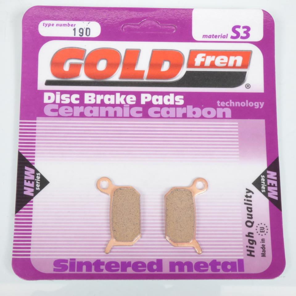 Plaquette de frein Gold Fren pour pour Moto Polini 50 X1R H20 AVG/ARD Neuf