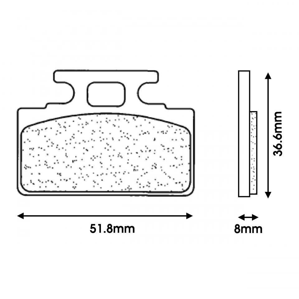 Plaquette de frein CL BRAKES pour Scooter Honda 50 Lead 1986 à 1993 Neuf