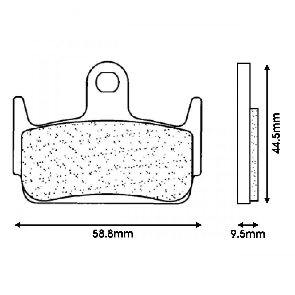 Plaquette de frein CL BRAKES pour Scooter Sym 50 Jet 4 Neuf