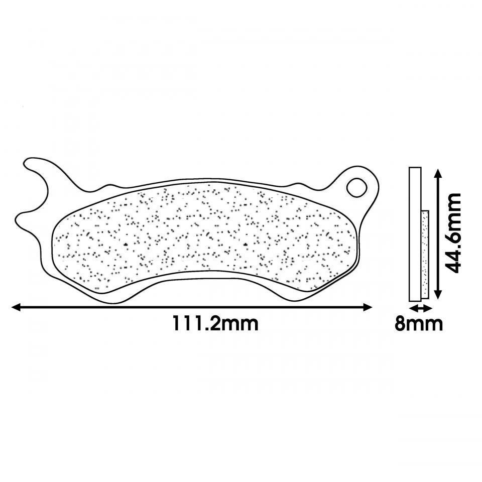 Plaquette de frein CL BRAKES pour Scooter Peugeot 125 Django 2014 à 2020 Neuf