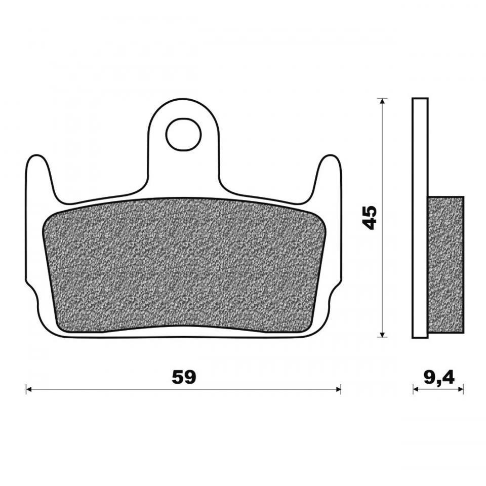 Plaquette de frein Newfren pour Scooter Kymco 50 Sniper Dd 1993 à 1996 Neuf