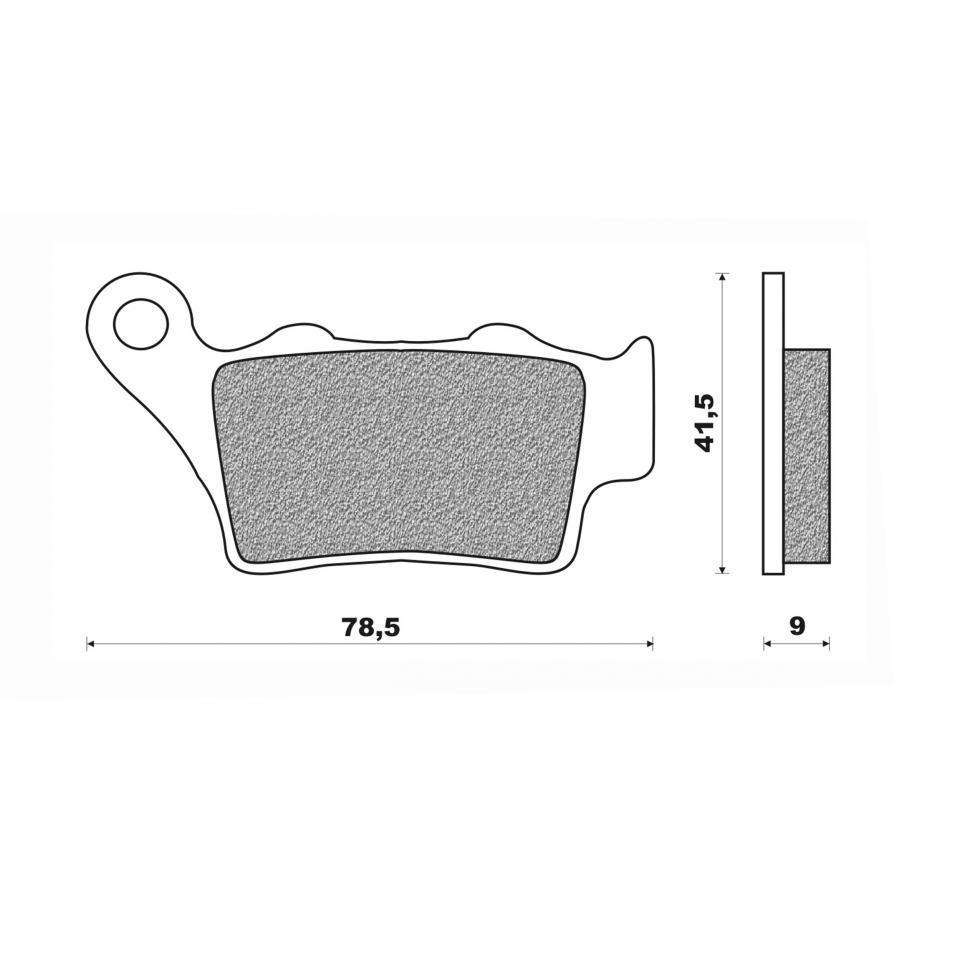 Plaquette de frein Newfren pour Moto Husqvarna 250 XC 1994 à 2003 Neuf