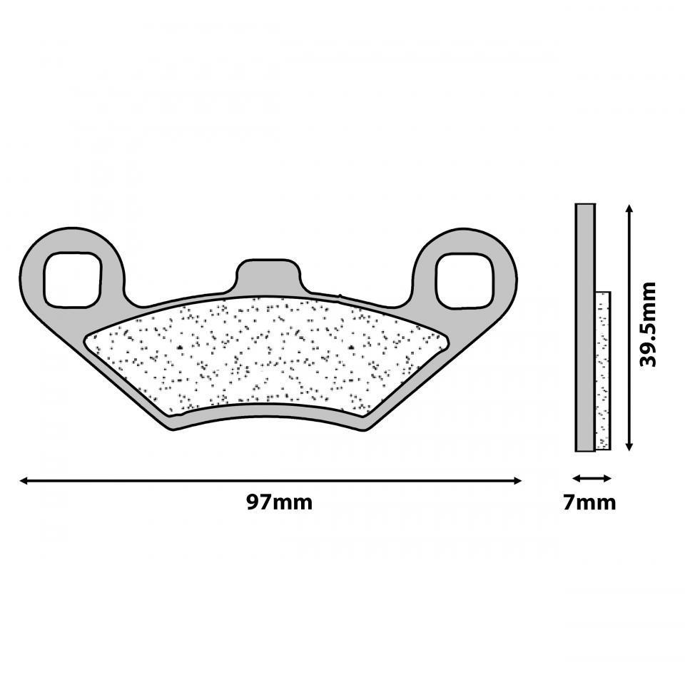 Plaquette de frein CL BRAKES pour Scooter Peugeot 400 Metropolis 2013 à 2016 Neuf