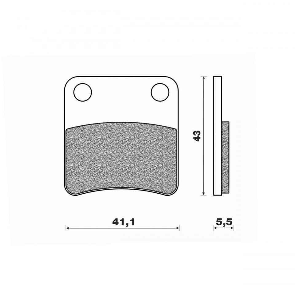 Plaquette de frein Newfren pour Scooter Piaggio 400 MP3 2007 à 2020 Neuf