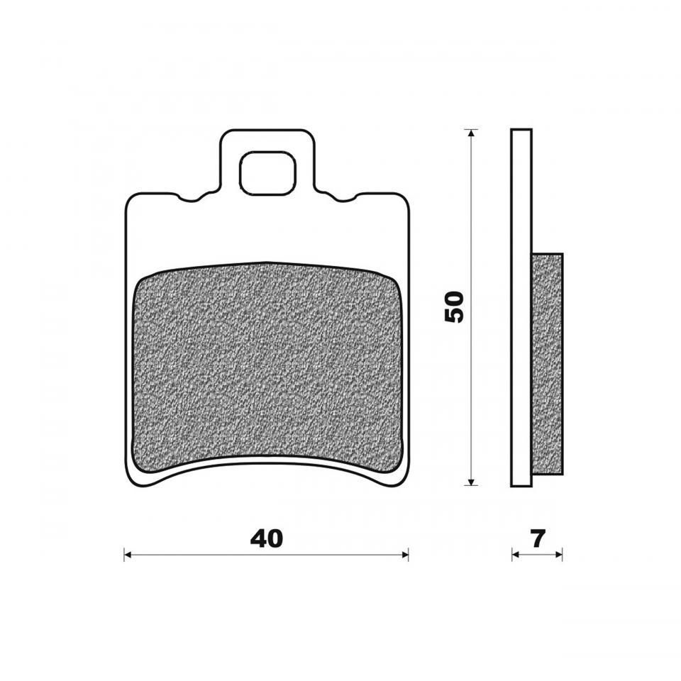 Plaquette de frein Newfren pour Scooter Malaguti 50 Ciak Td 2000 à 2001 Neuf