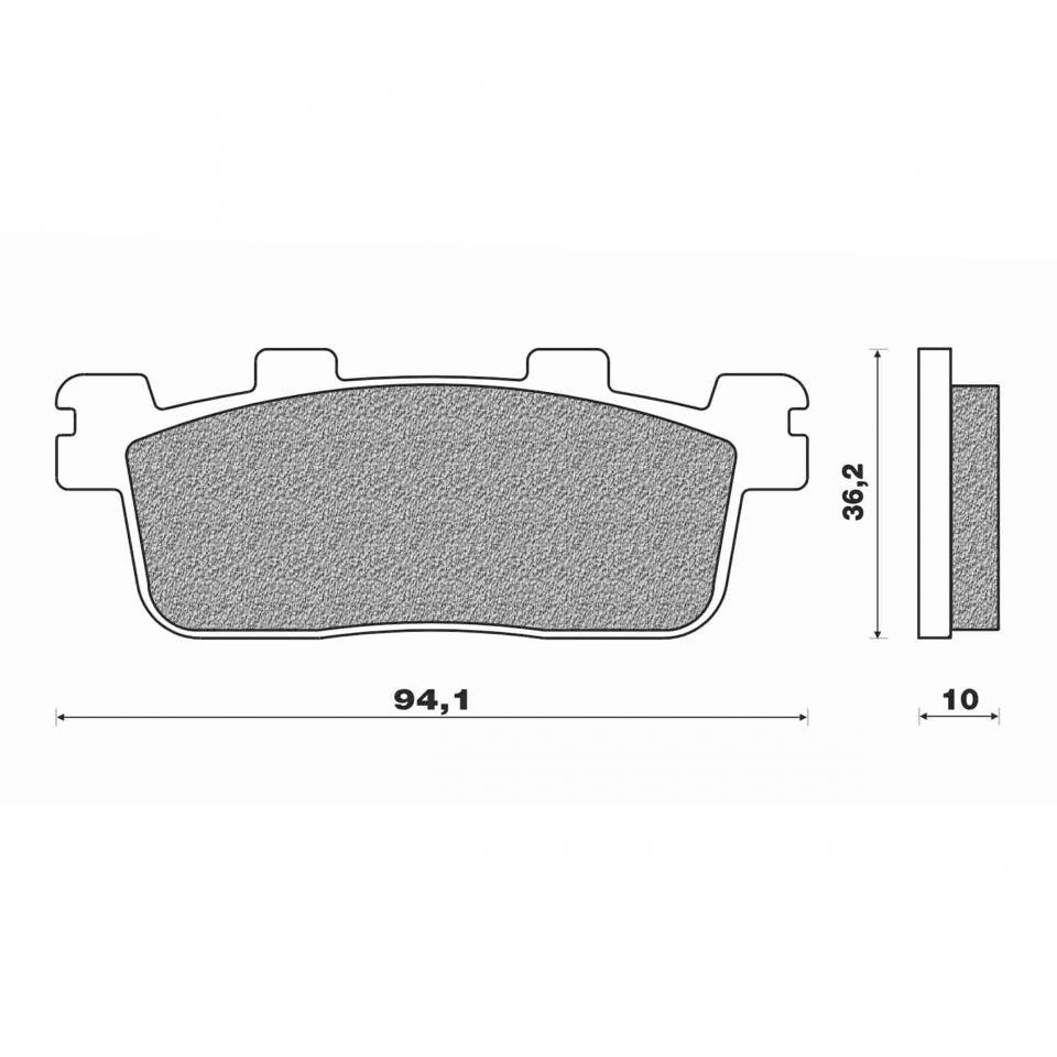 Plaquette de frein Newfren pour Scooter Kymco 125 G-Dink 2012 à 2020 Neuf