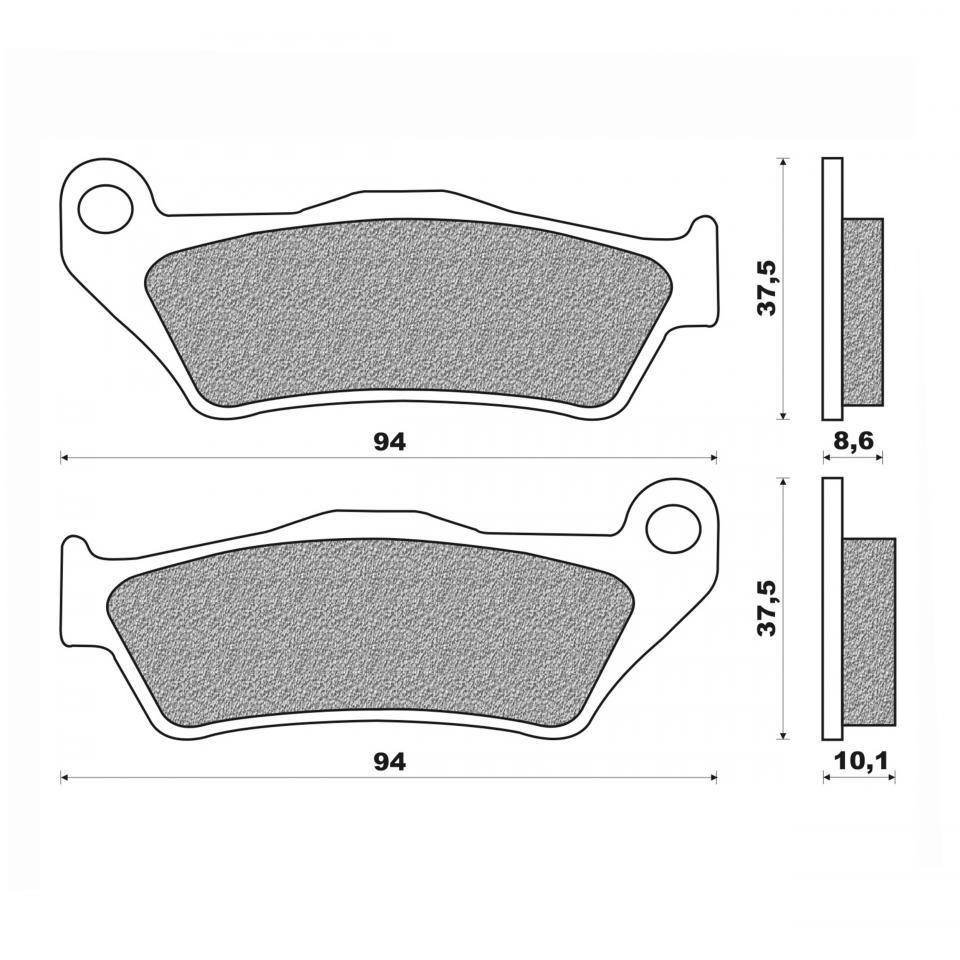 Plaquette de frein Newfren pour Moto BMW 1200 R S 2004 à 2007 Neuf