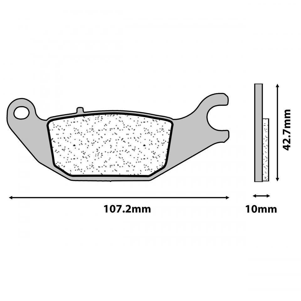 Plaquette de frein CL BRAKES pour Scooter MBK 125 Tryptik 2014 à 2020 Neuf