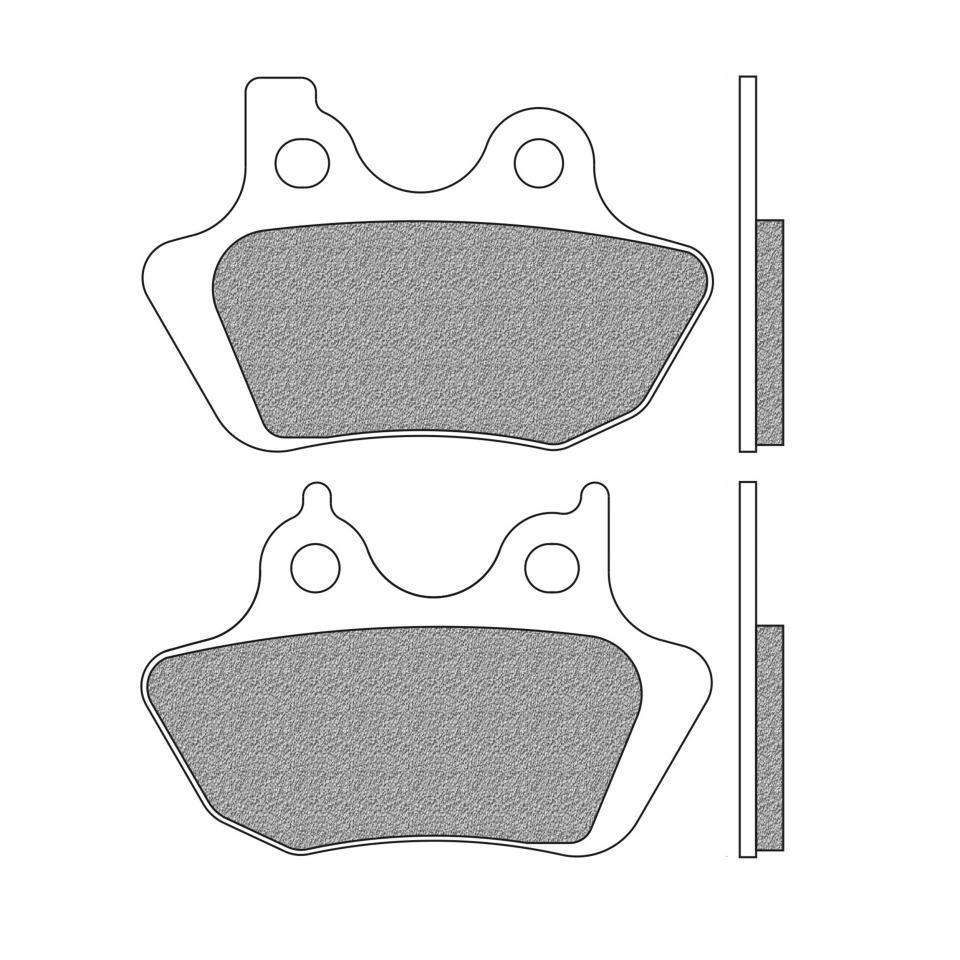 Plaquette de frein Newfren pour Moto Harley Davidson 1450 ELECTRA GLIDE 2000 à 2005 Neuf