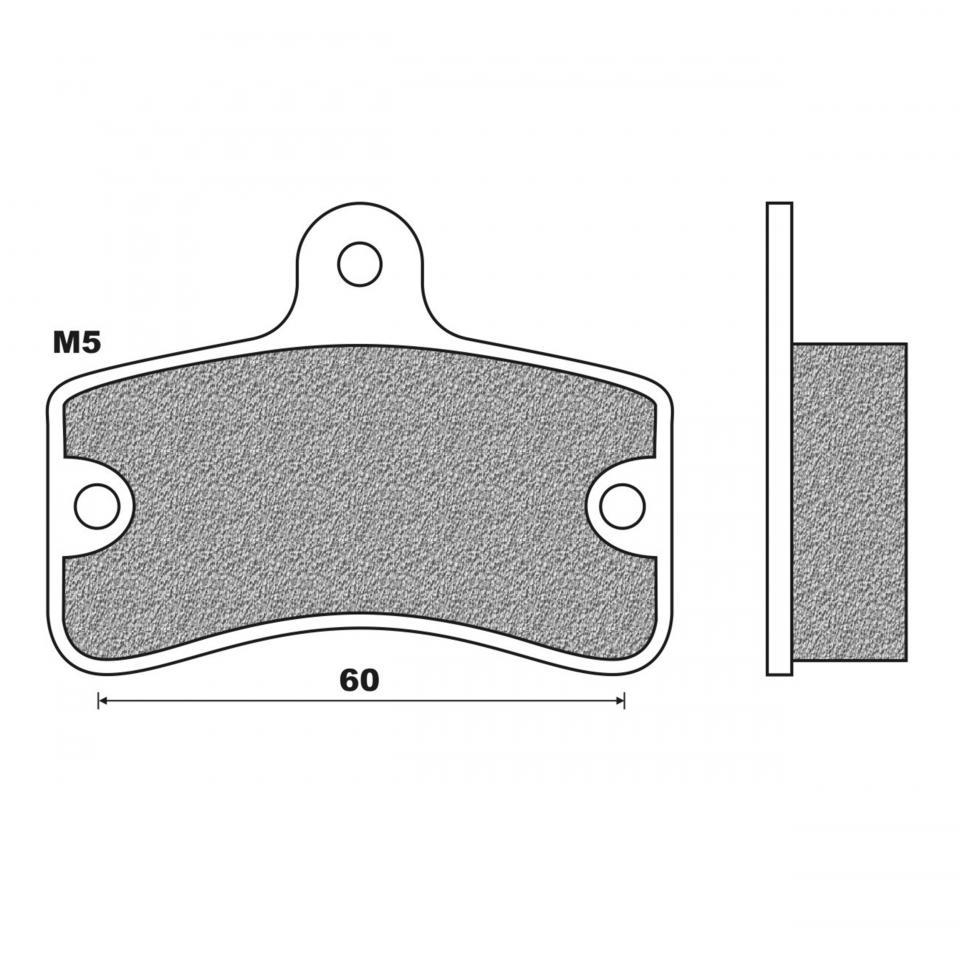 Plaquette de frein Newfren pour Moto Honda 1300 VT 2010 à 2012 Neuf