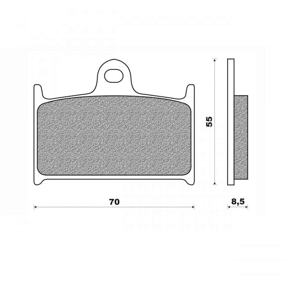 Plaquette de frein Newfren pour Moto Triumph 2300 Rocket 3 2004 à 2020 Neuf