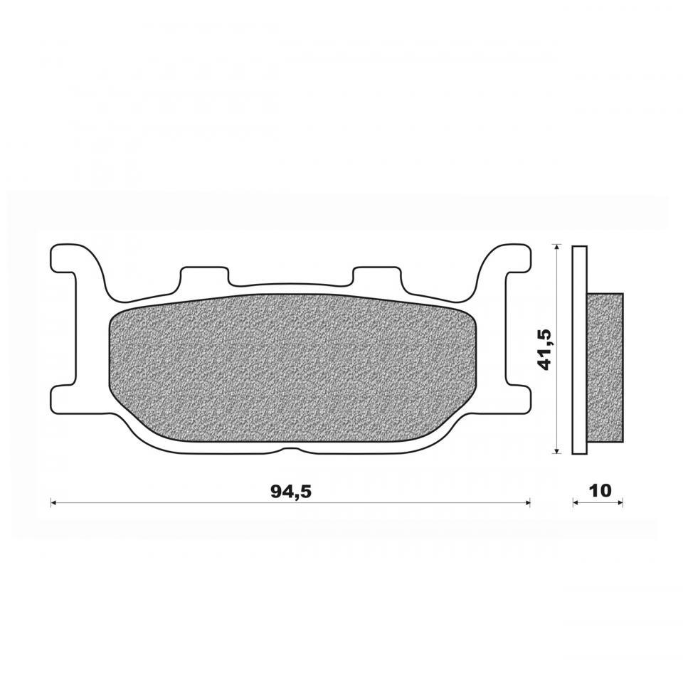 Plaquette de frein Newfren pour Scooter Yamaha 250 Majesty 1996 à 2003 Neuf