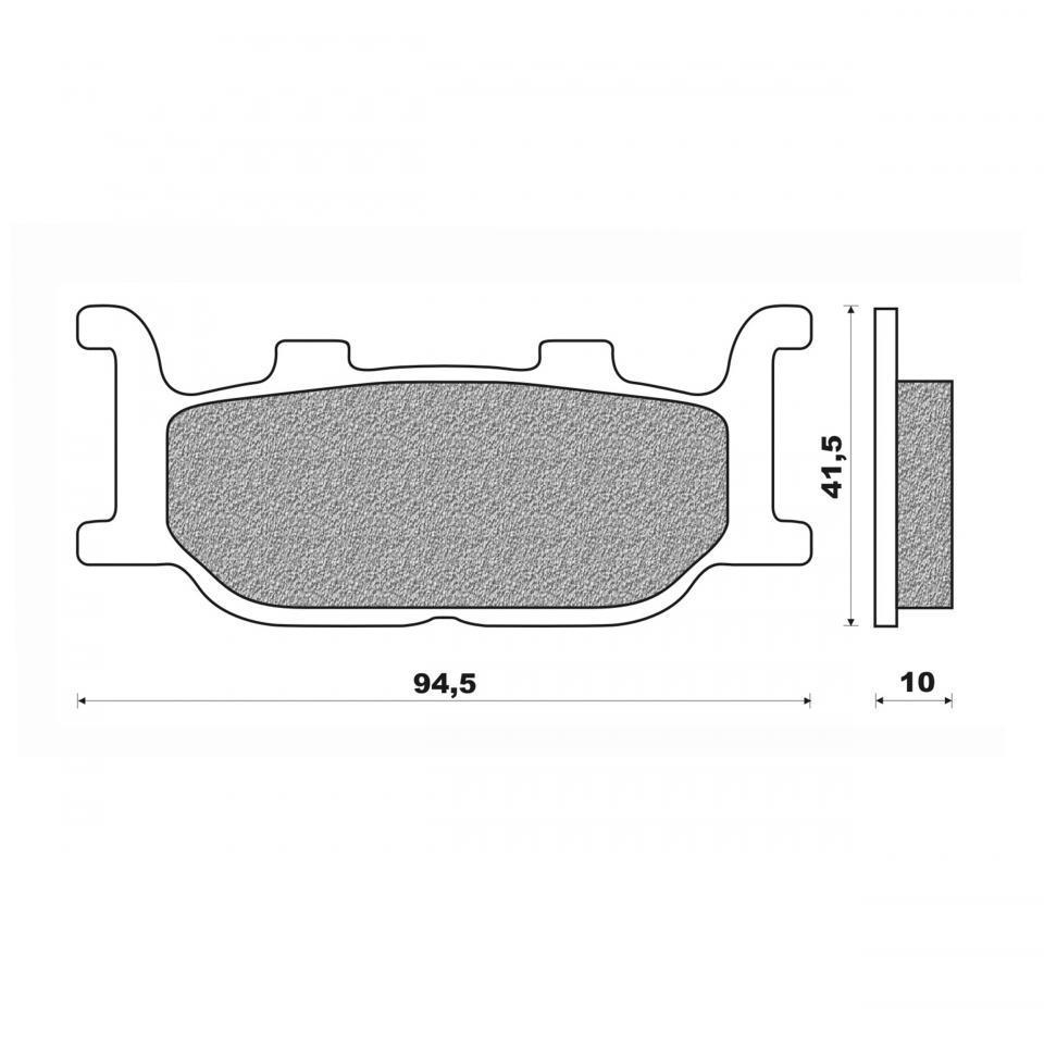 Plaquette de frein Newfren pour Scooter Yamaha 250 Majesty 1996 à 2003 Neuf