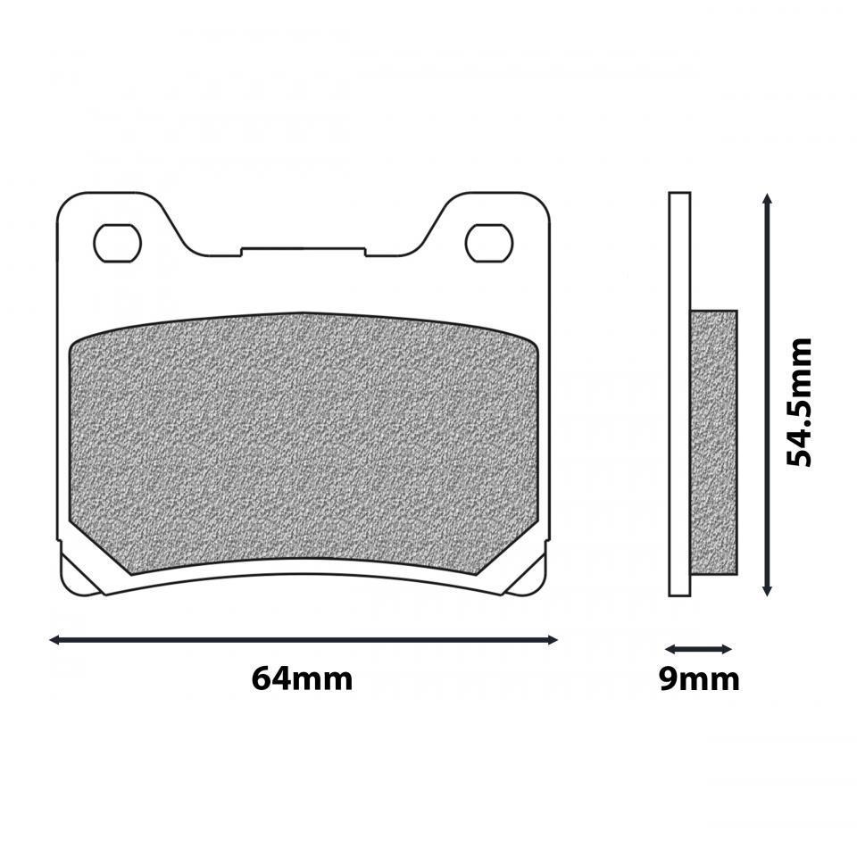 Plaquette de frein Newfren pour Moto Yamaha 1100 Xv-Virago 1986 à 2000 Neuf