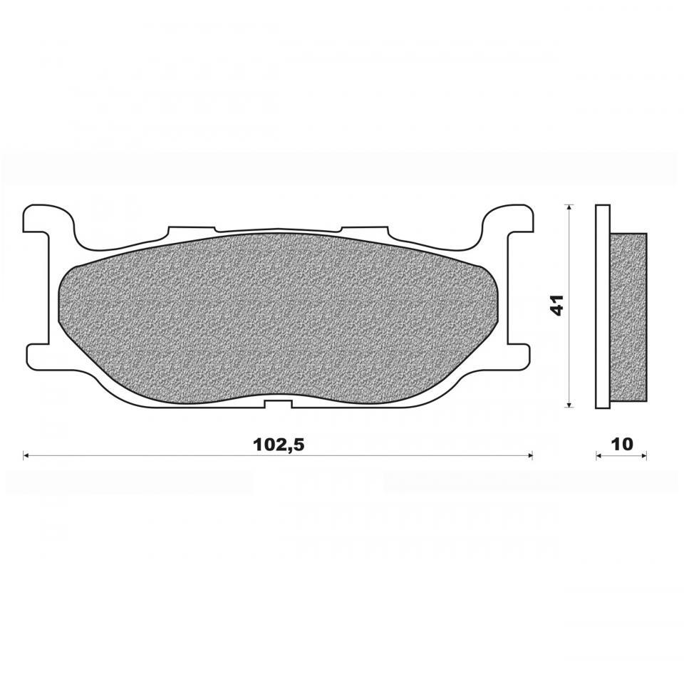 Plaquette de frein Newfren pour Moto Yamaha 250 SRV 1992 à 1997 Neuf