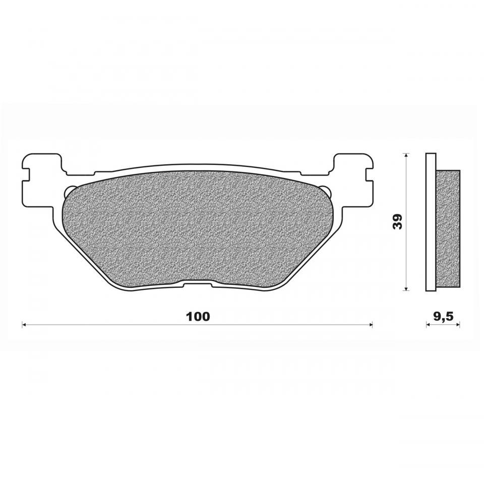 Plaquette de frein pour Yamaha FJR
