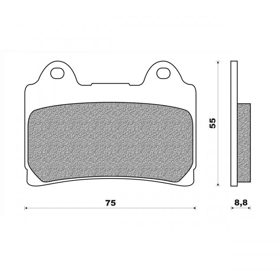 Plaquette de frein Newfren pour Moto Yamaha 250 FZX 1991 à 1992 Neuf