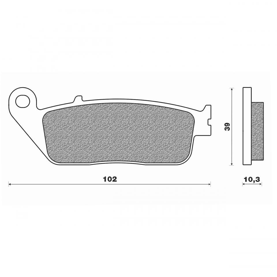 Plaquette de frein Newfren pour Scooter Kymco 250 X-citing 2005 à 2020 Neuf