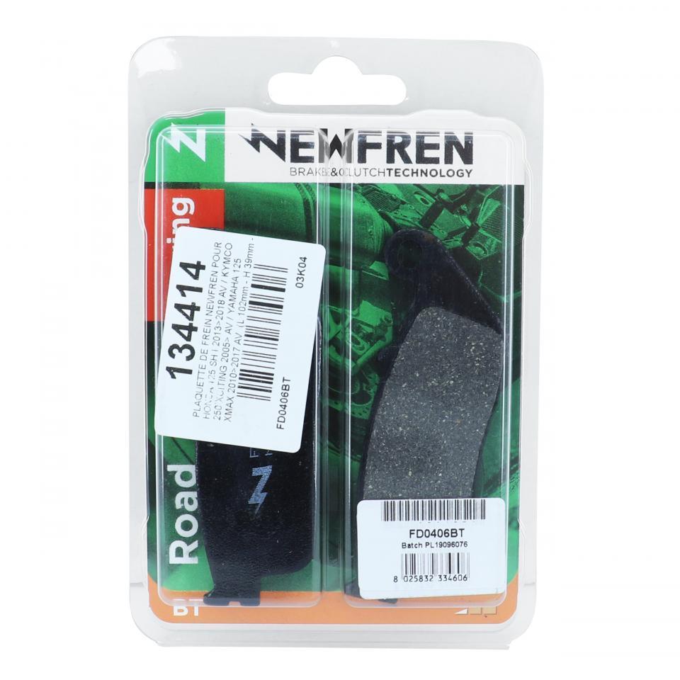 Plaquette de frein Newfren pour Zontes 125 G1 Après 2021 Neuf